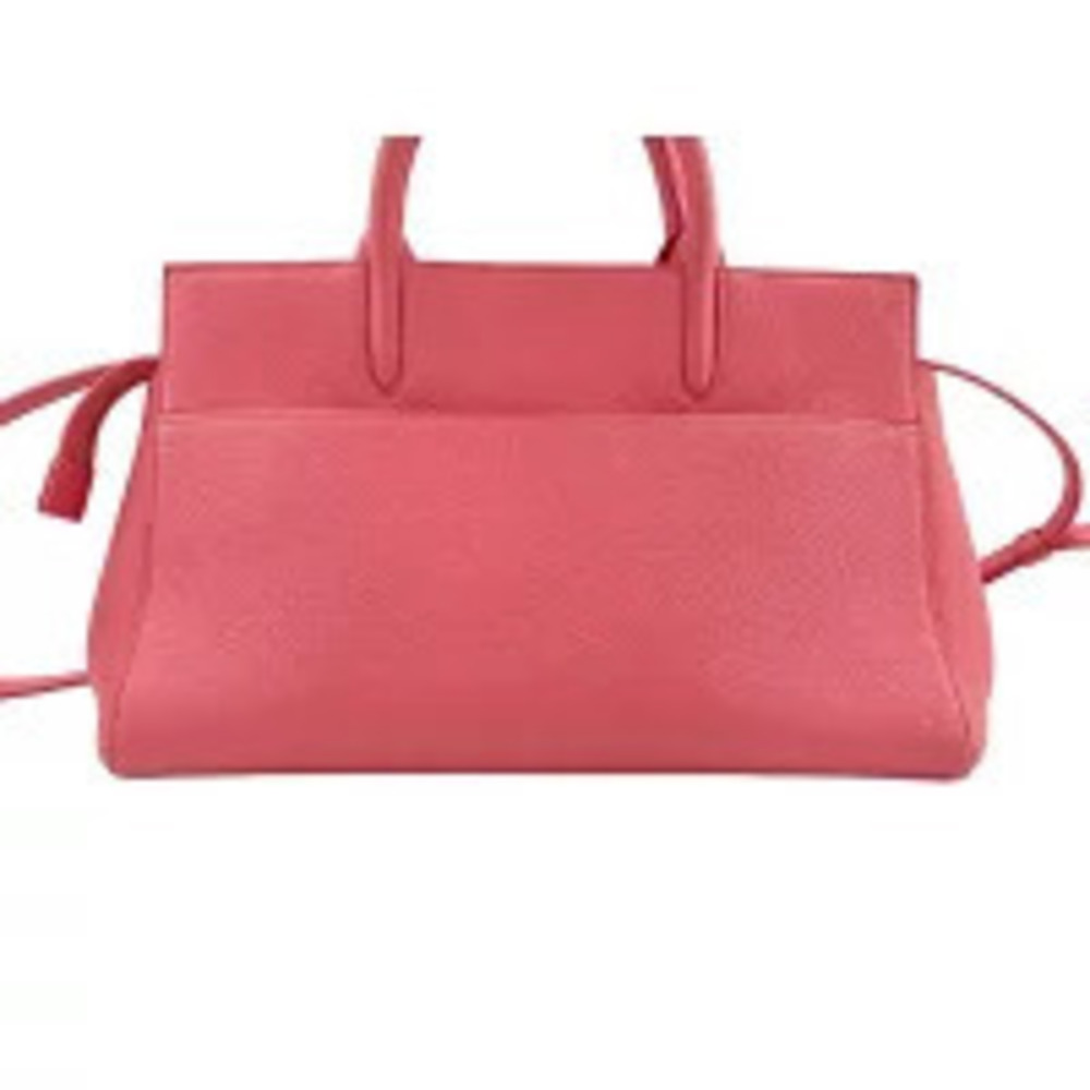 Saint Laurent Yves Leather Cabas Rive Gauche Handbag Pink